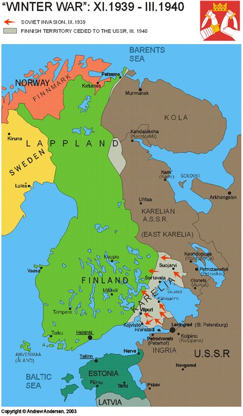 finlandia mapa 1939